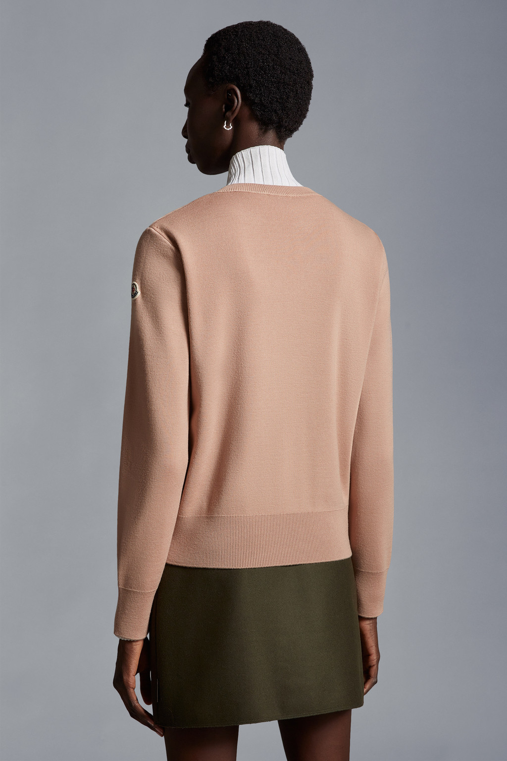 Padded Wool Cardigan