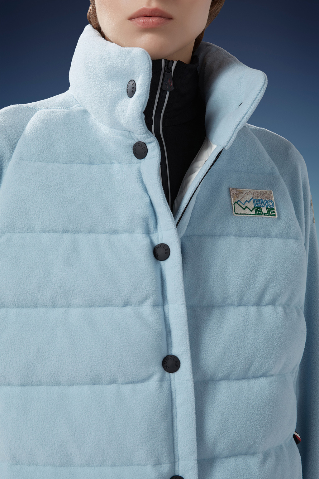 Padded Zip-Up Sweatshirt