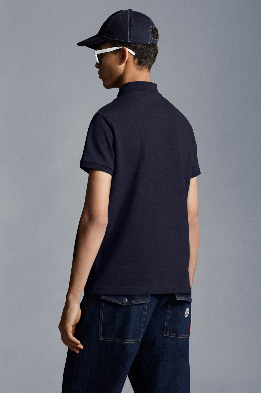 Logo Patch Polo Shirt