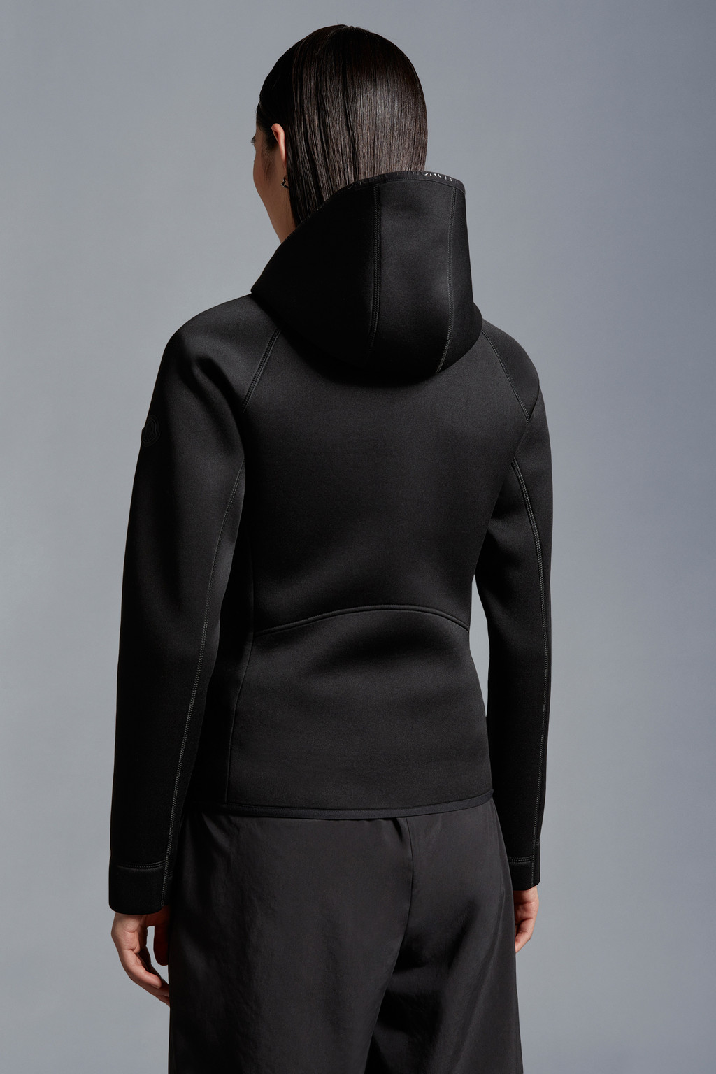 Neoprene Zip-Up Hoodie