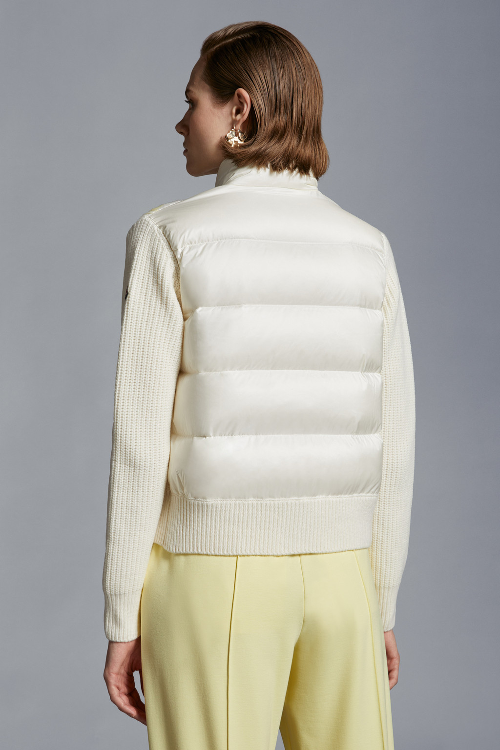 Padded Wool Cardigan