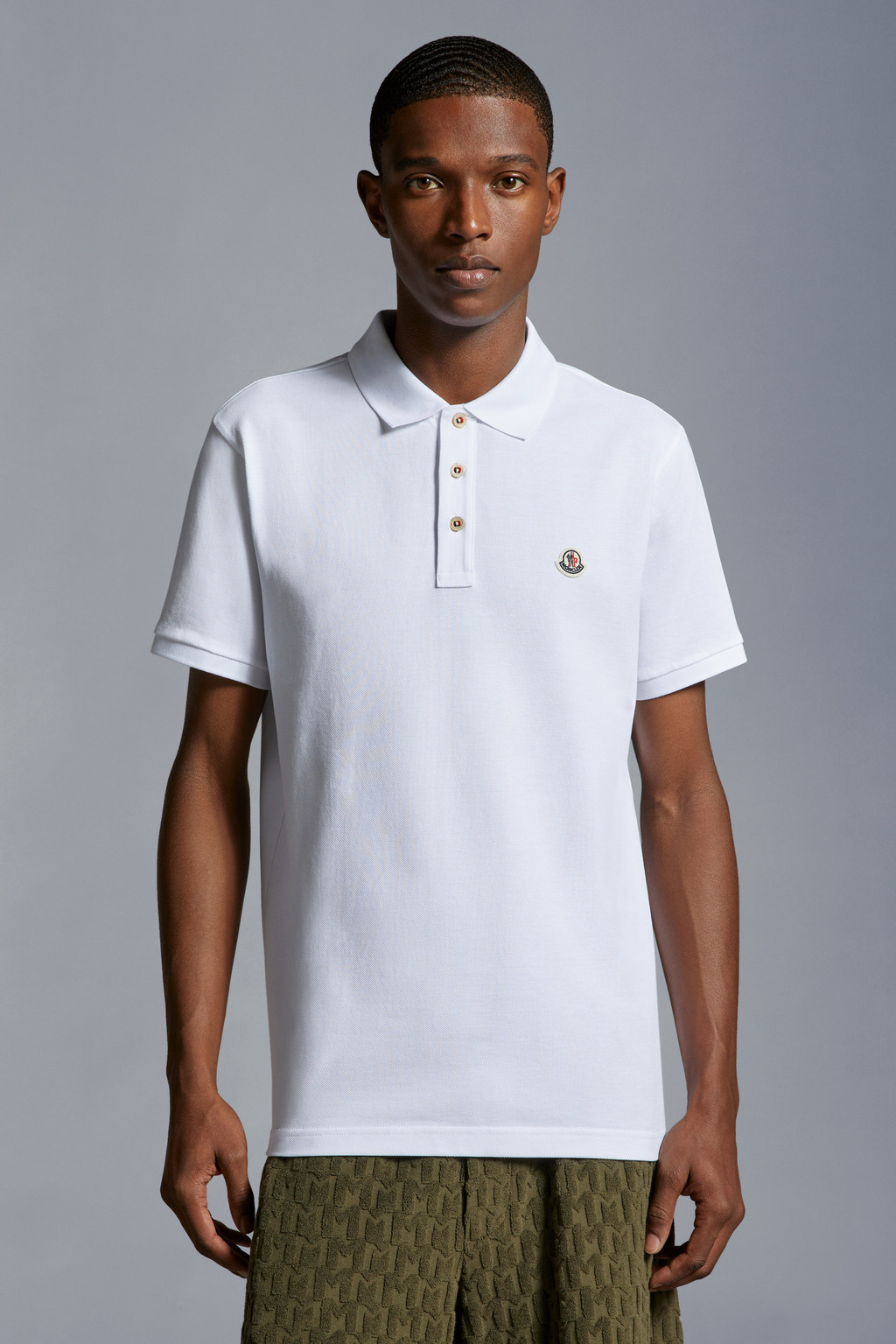 Logo Patch Polo Shirt
