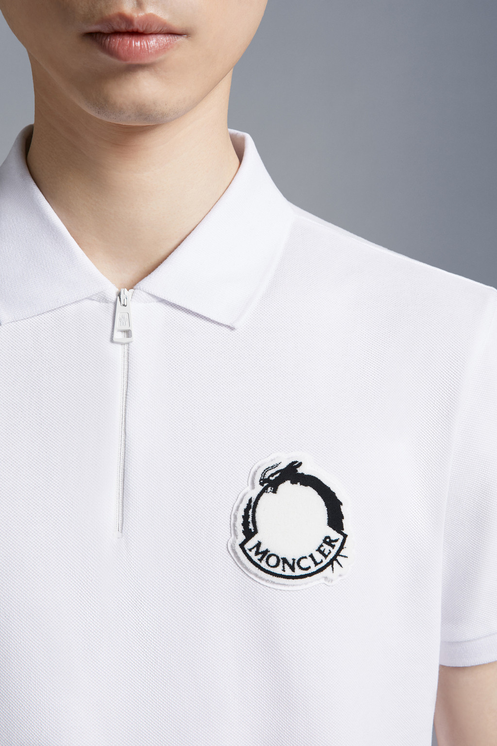 Logo Patch Polo Shirt