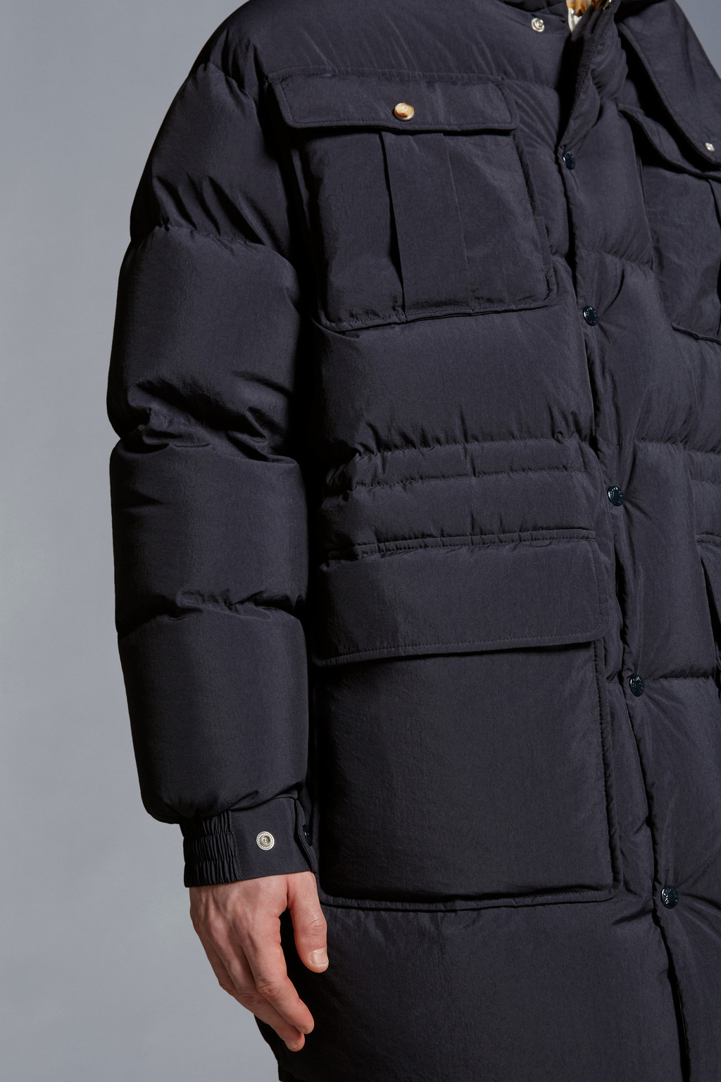 Pentaflake Long Down Jacket
