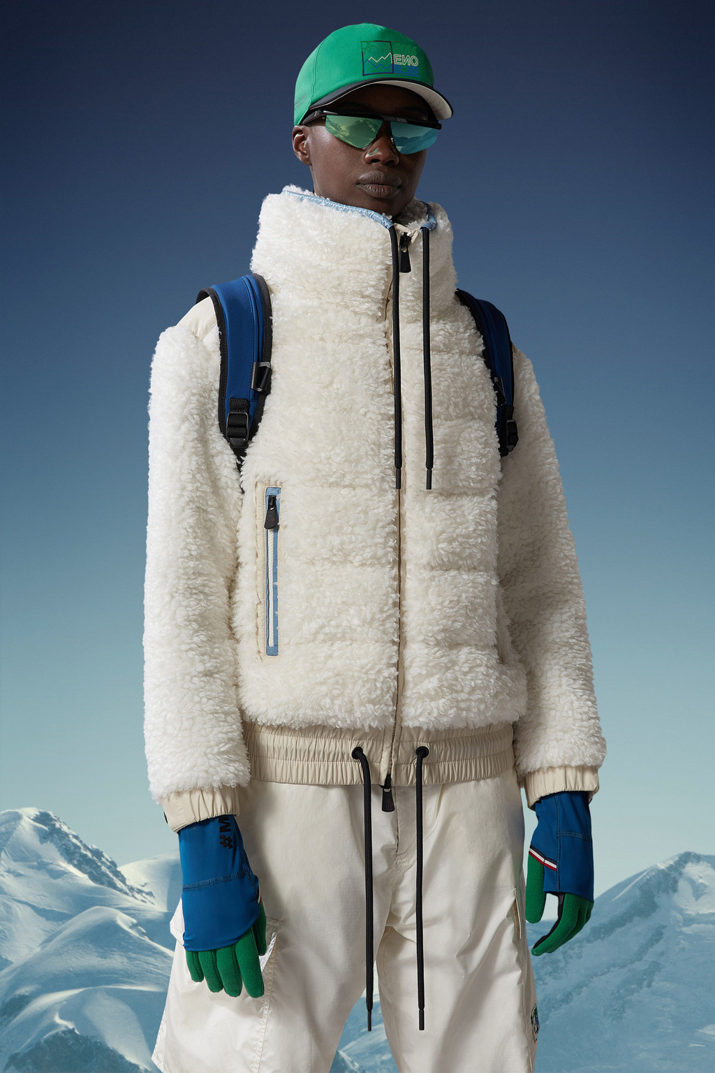 Padded Teddy Zip-Up Sweatshirt