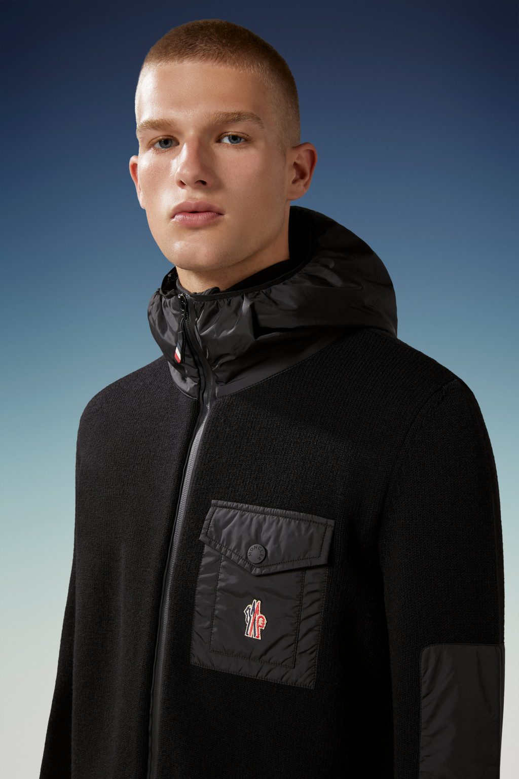 Hooded Wool Cardigan