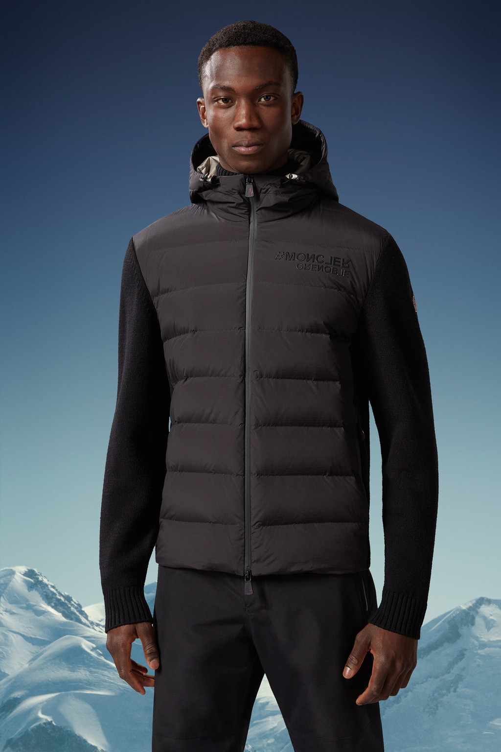 Padded Zip-Up Hoodie