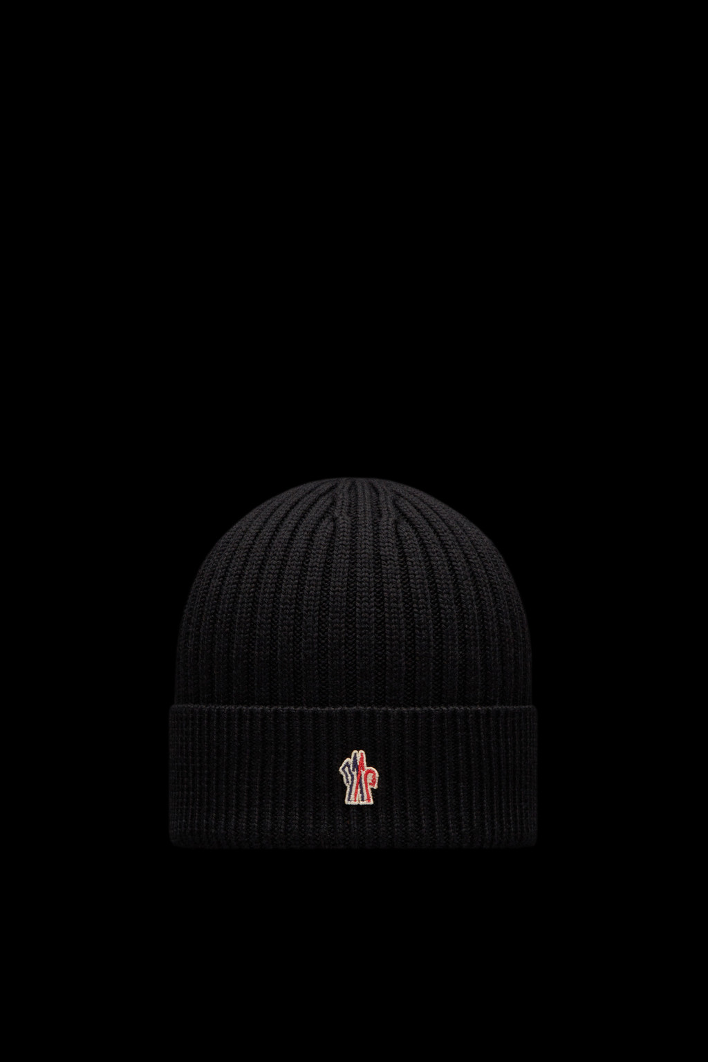 Ribbed Knit Wool Beanie