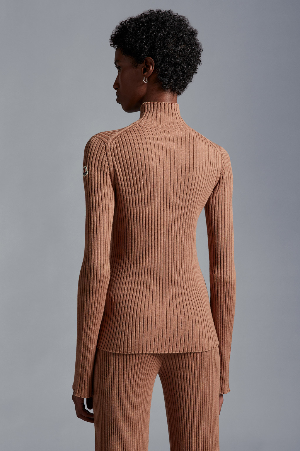 Wool Blend Turtleneck Sweater