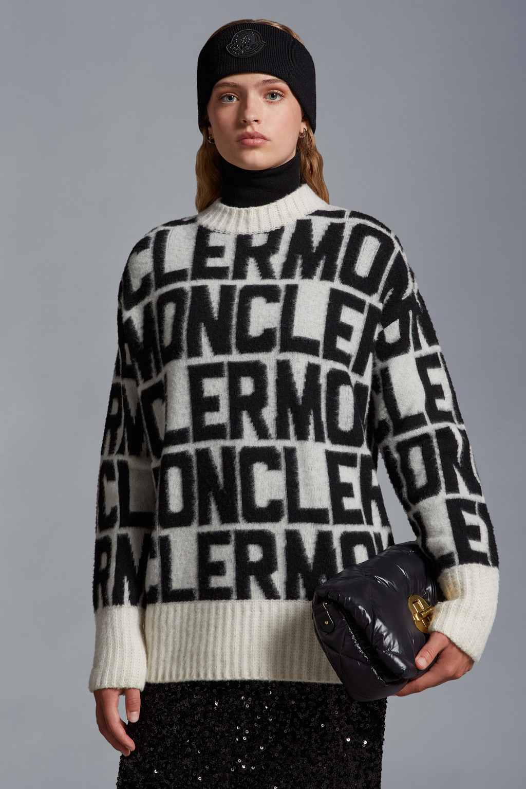 Logo Wool Jacquard Sweater