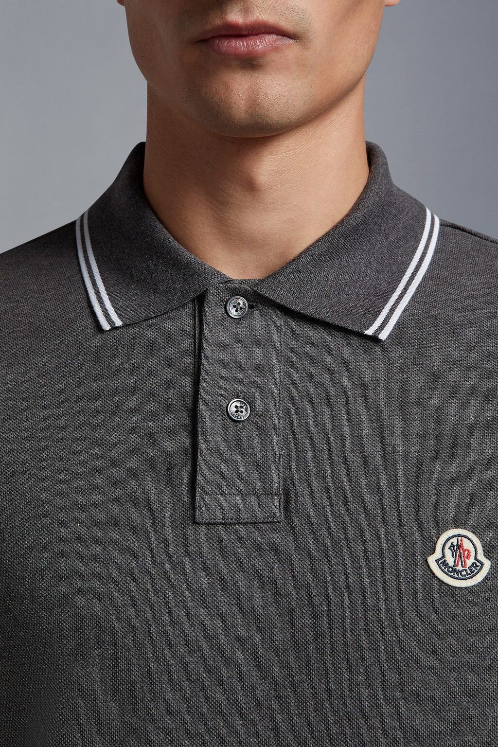 Logo Patch Polo Shirt