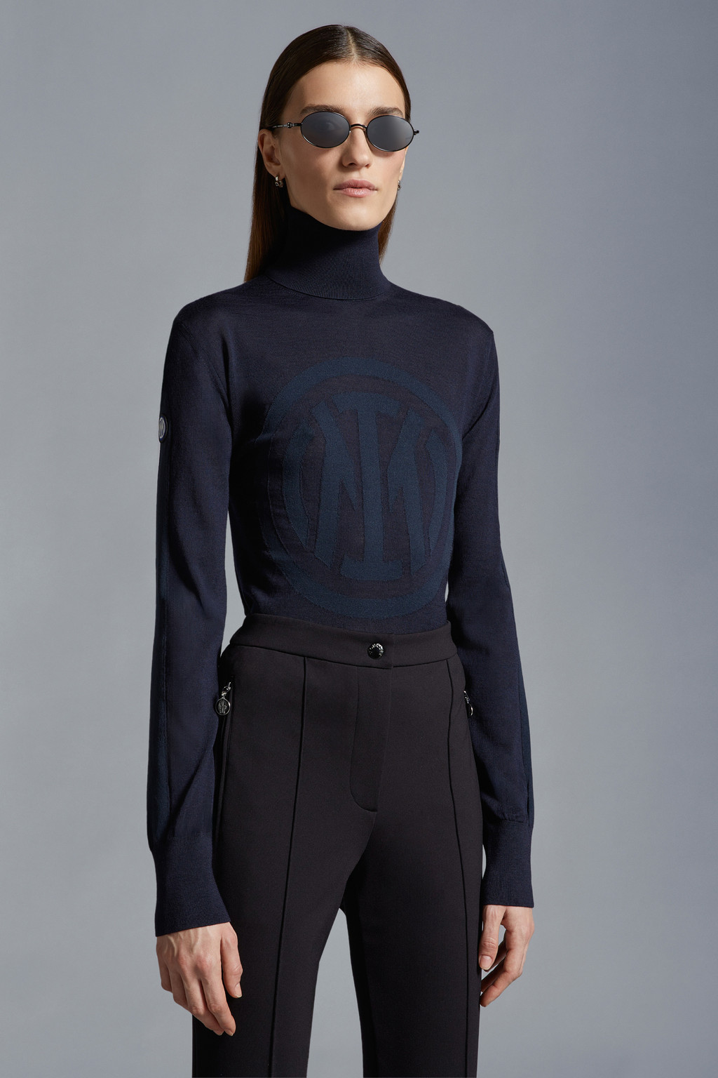 Inter x Moncler Wool Turtleneck Sweater