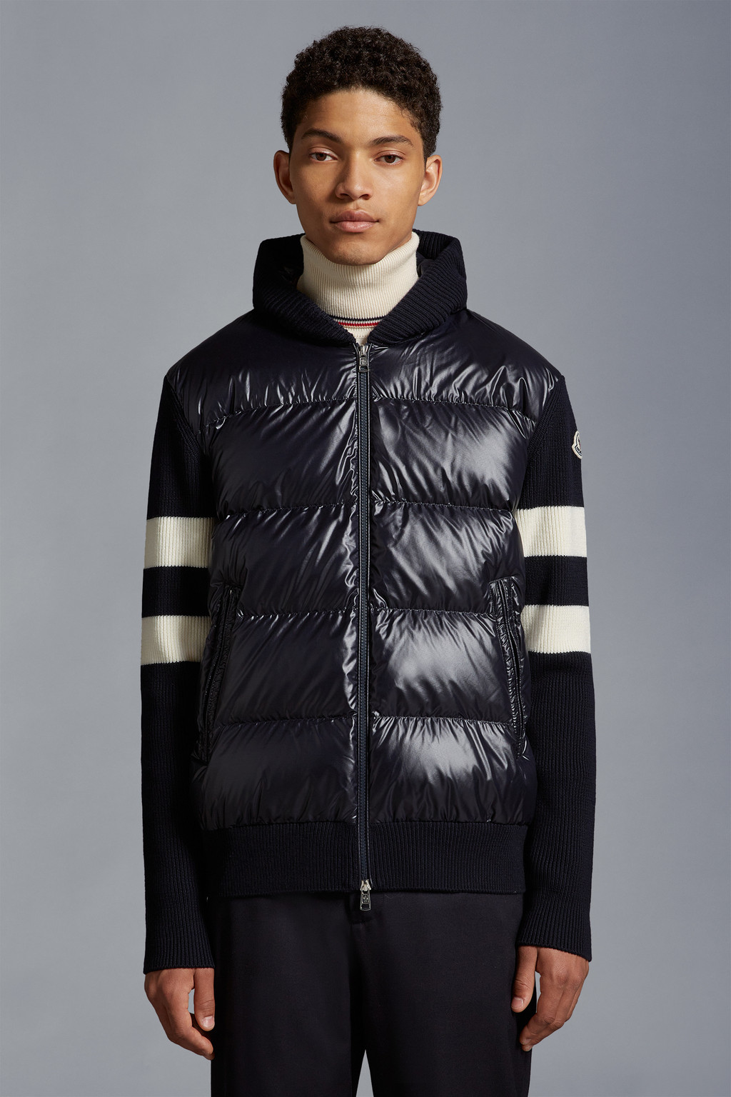 Padded Wool Cardigan