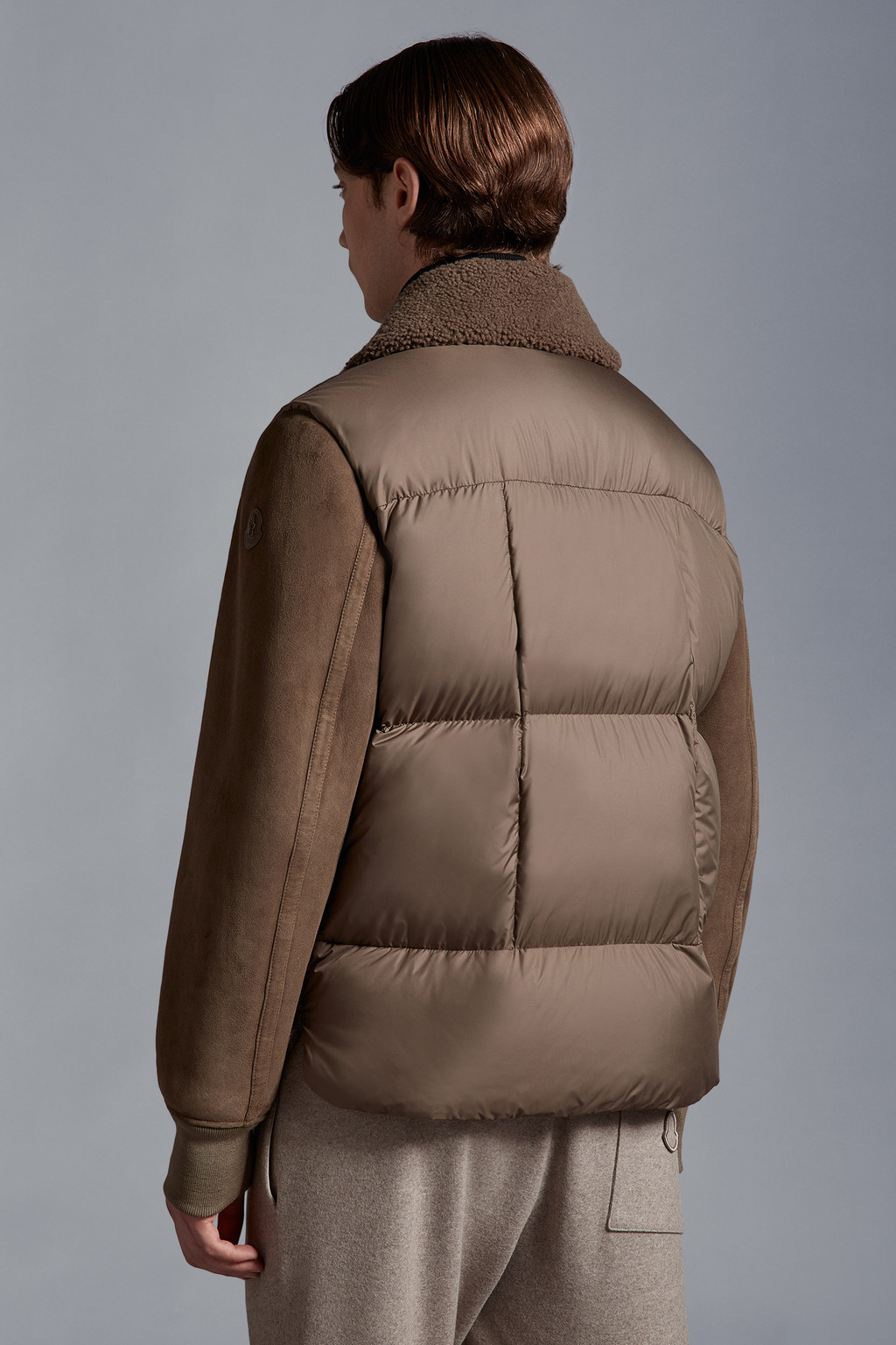 Gers Leather Down Jacket