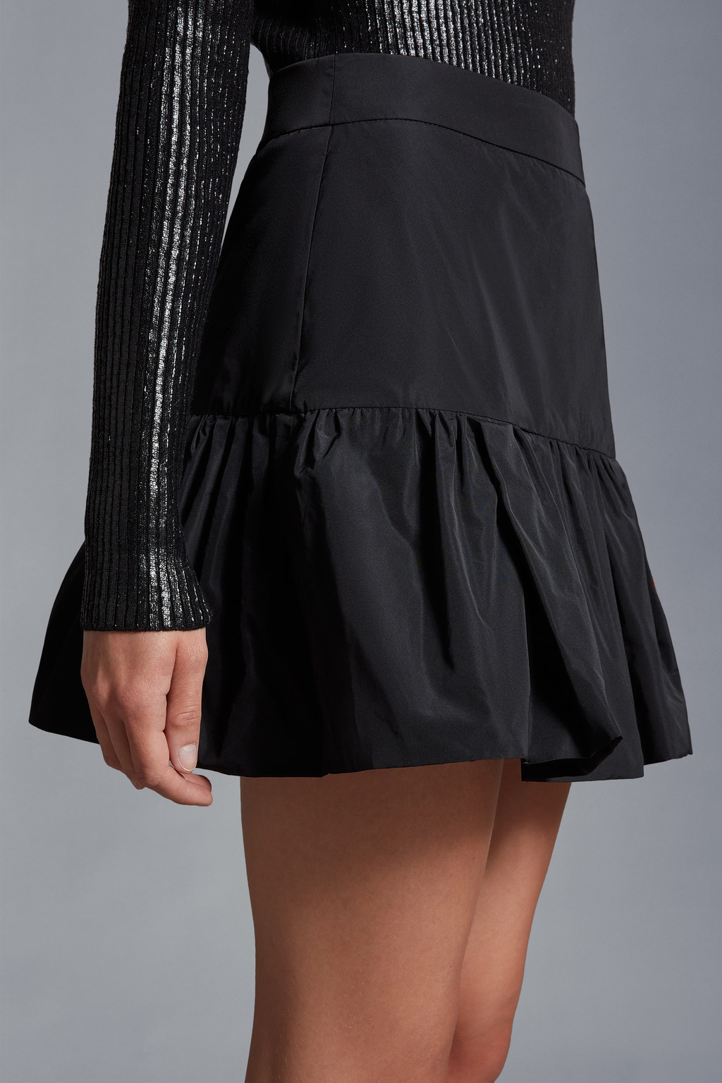 Taffeta Mini Skirt
