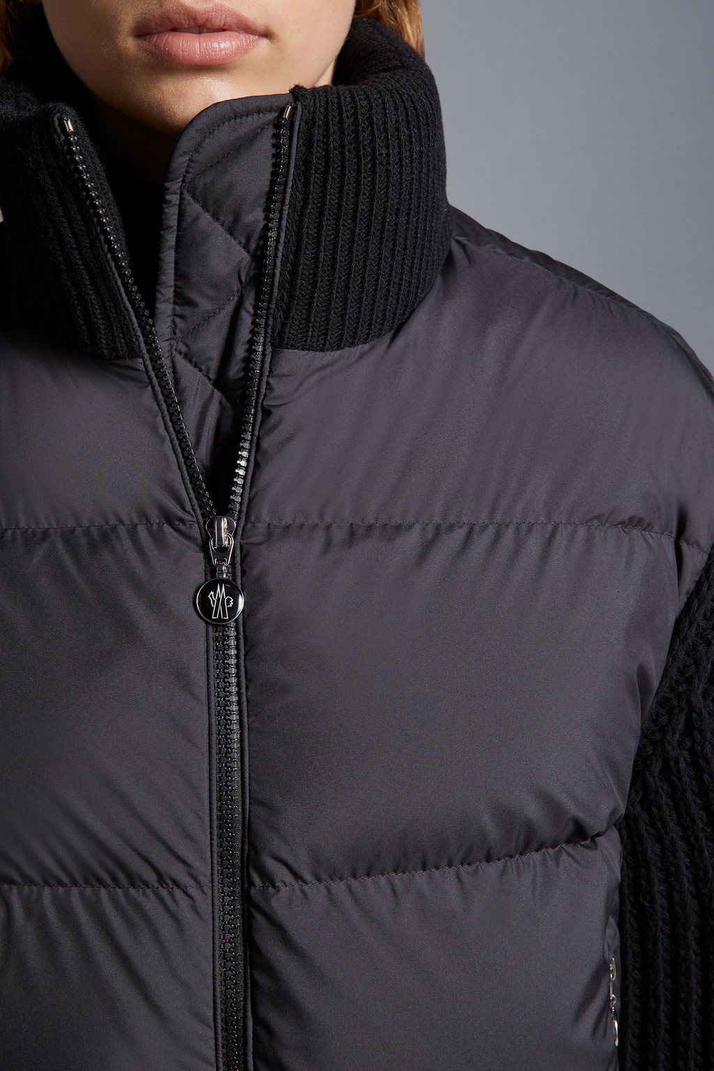 Padded Wool Cardigan