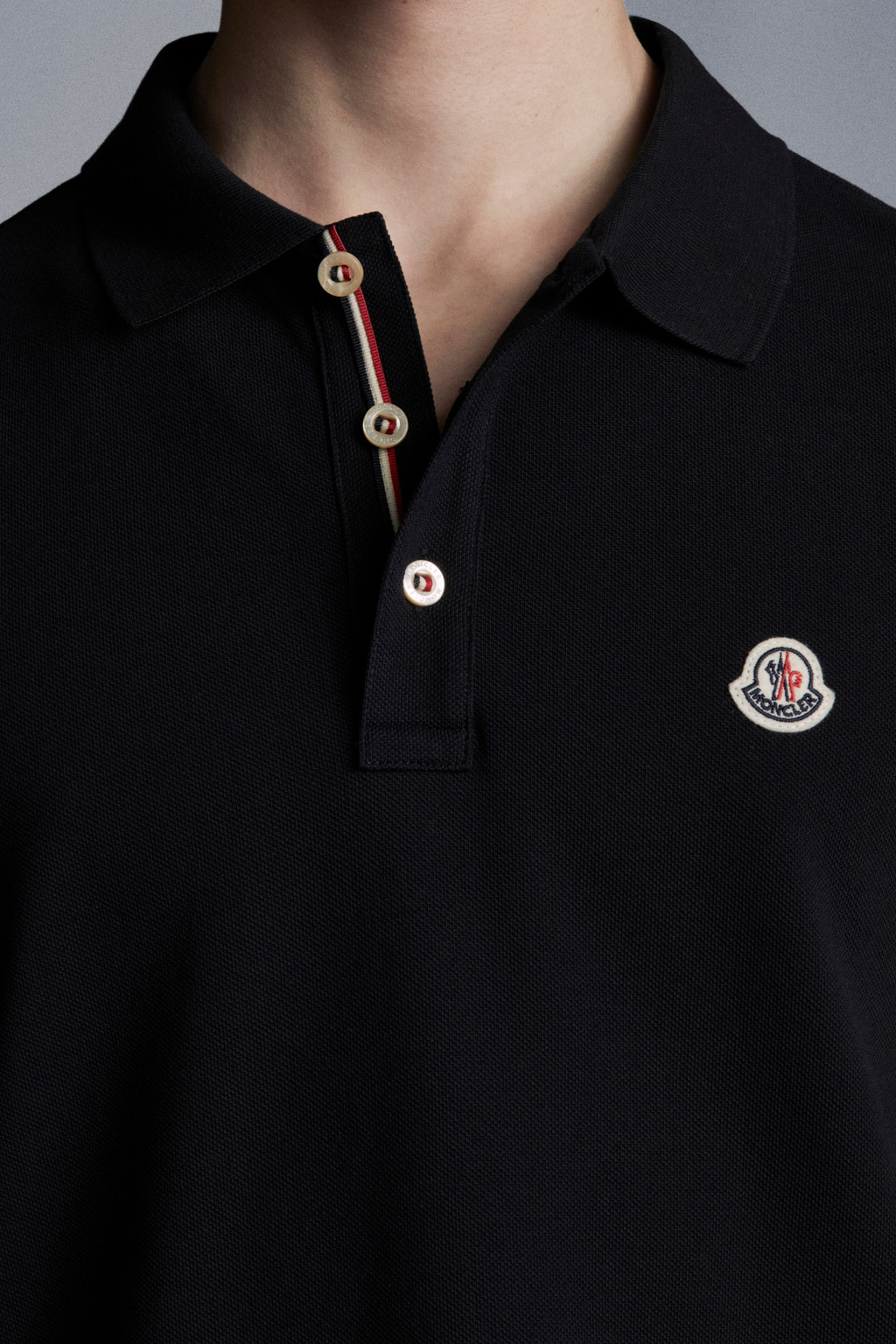 Logo Patch Polo Shirt