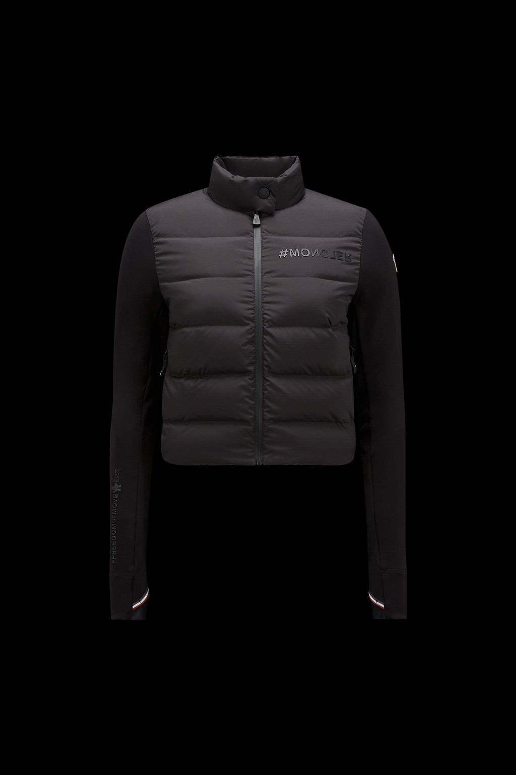 Padded Zip-Up Sweatshirt