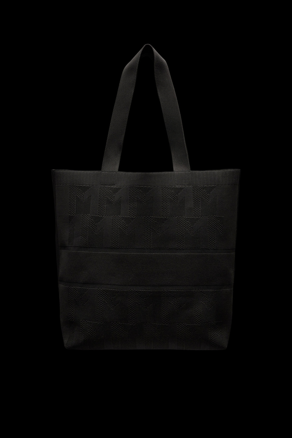 Monogram Knit Tote Bag