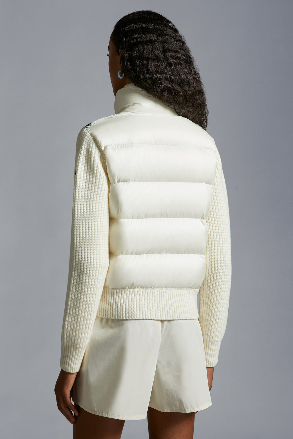 Padded Wool Cardigan