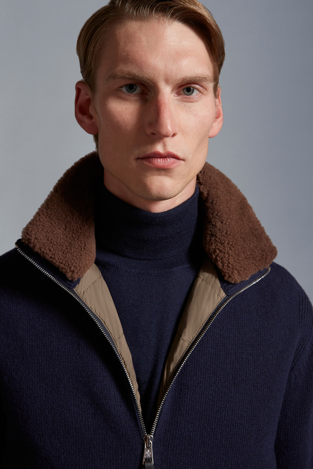 Padded Wool Cardigan