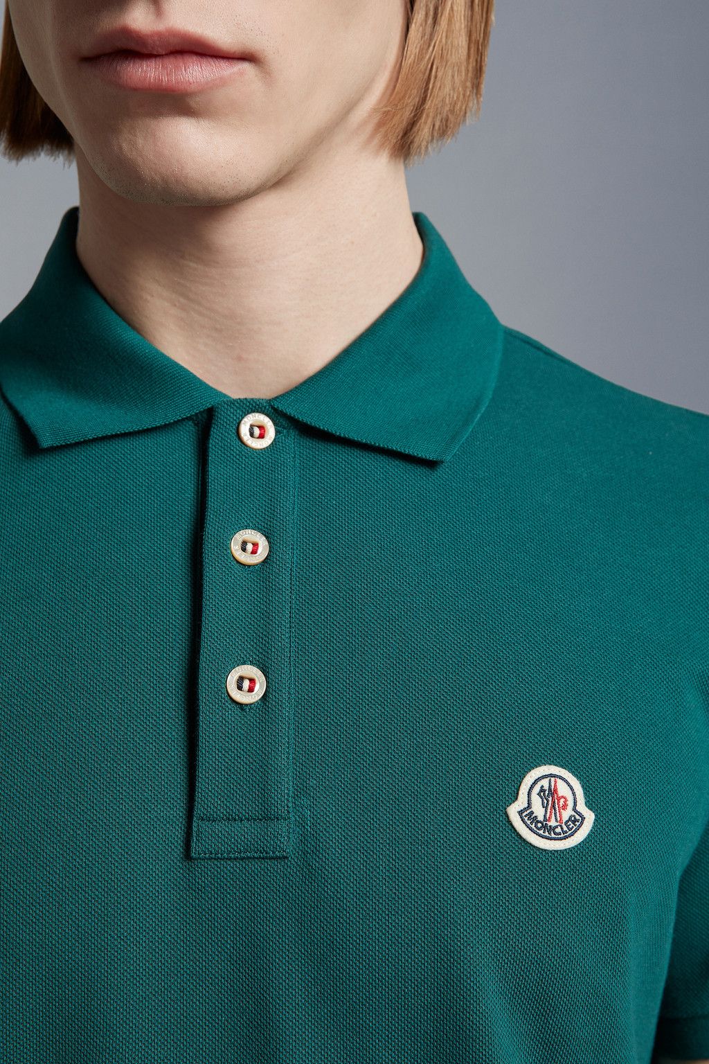 Logo Patch Polo Shirt