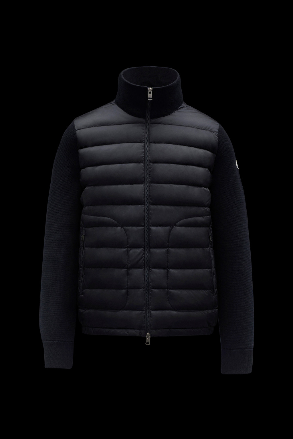 Padded Wool Cardigan