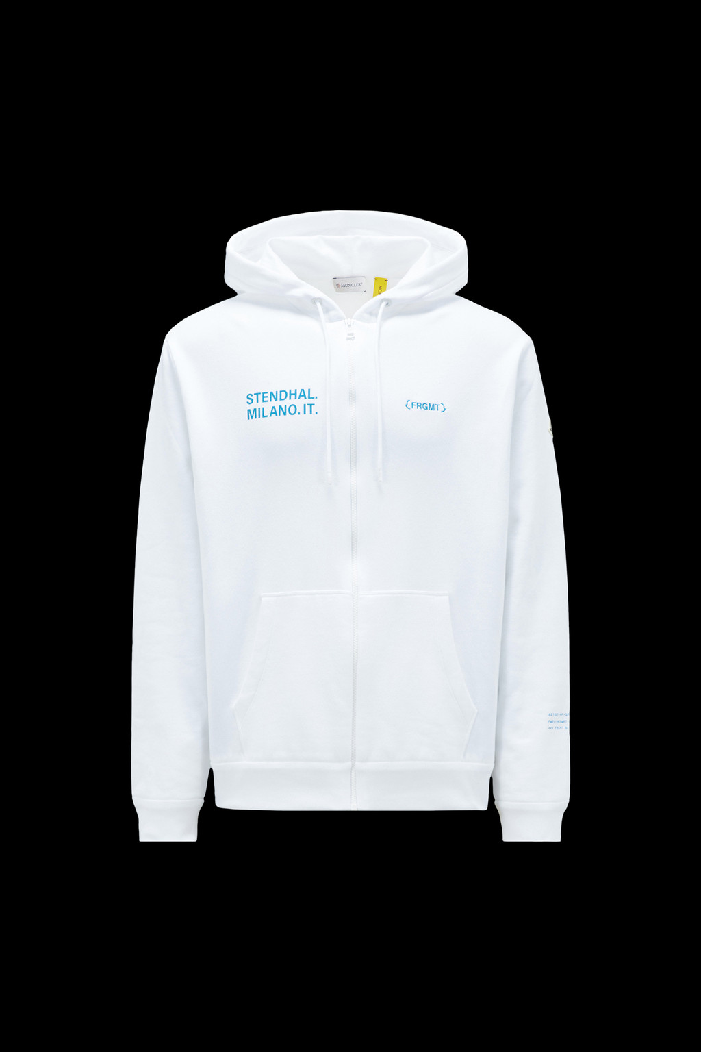 Logo Motif Zip-Up Hoodie
