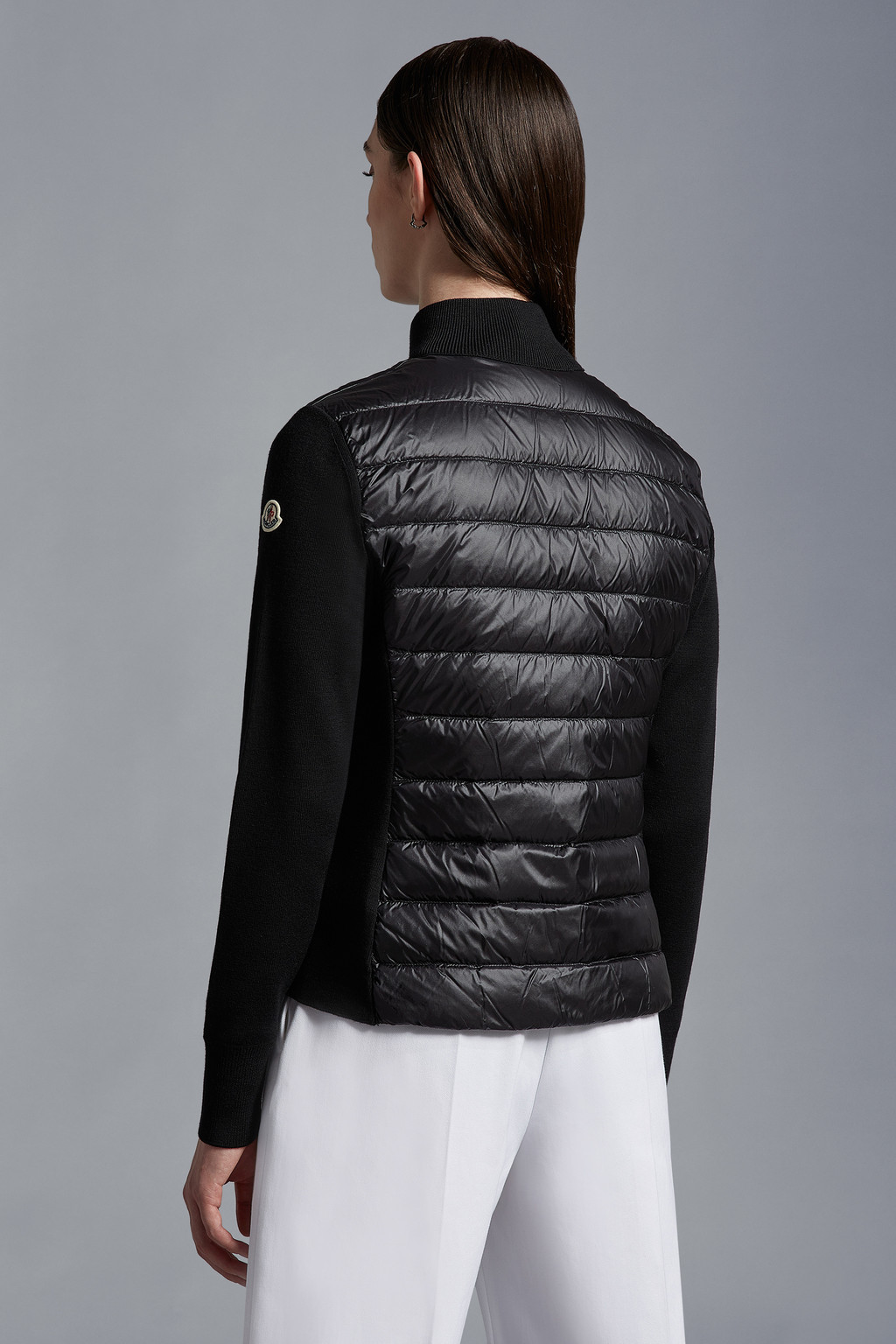 Padded Wool Cardigan