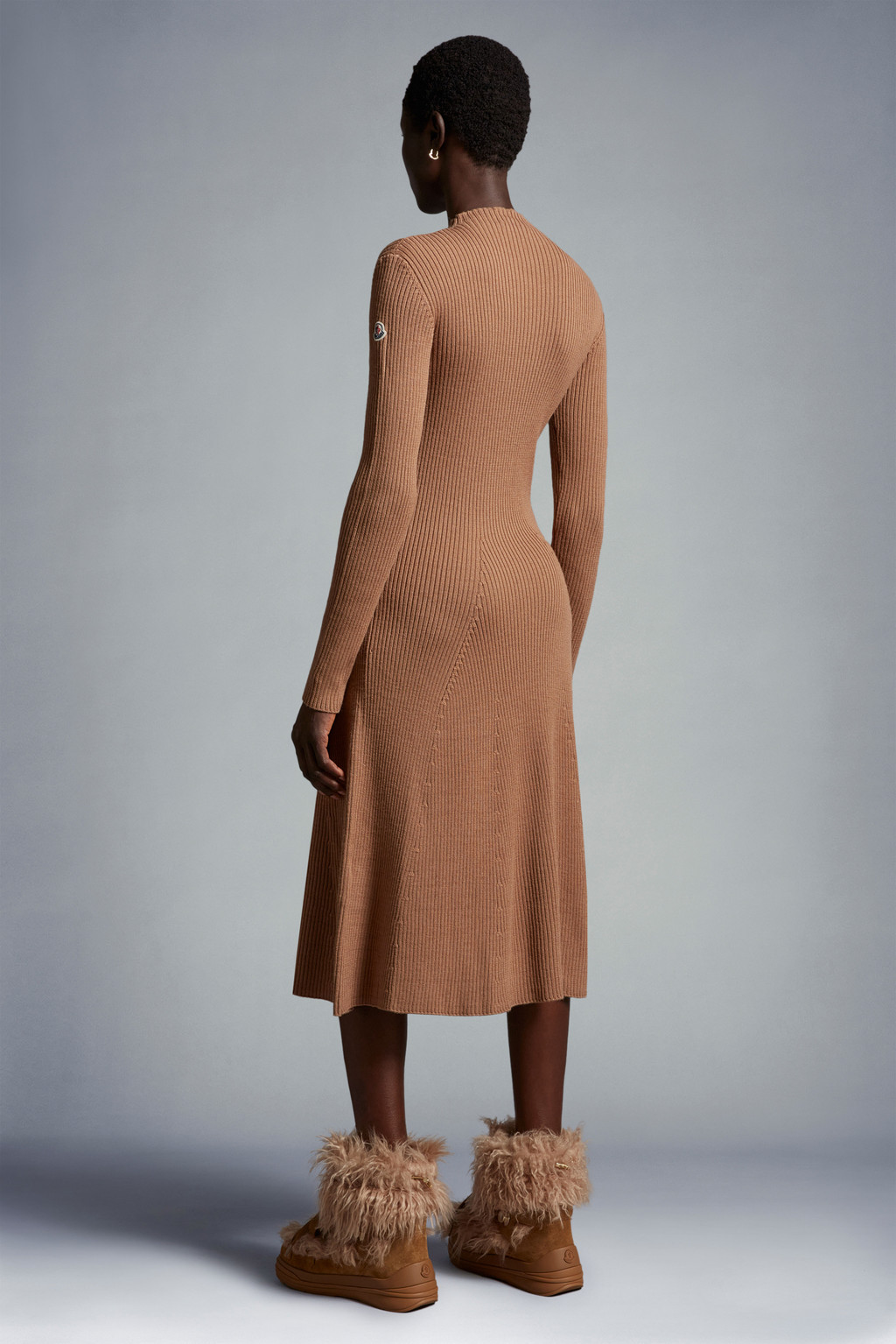 Knit Wool Midi Dress