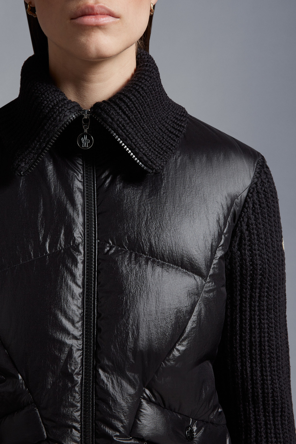 Padded Wool Cardigan