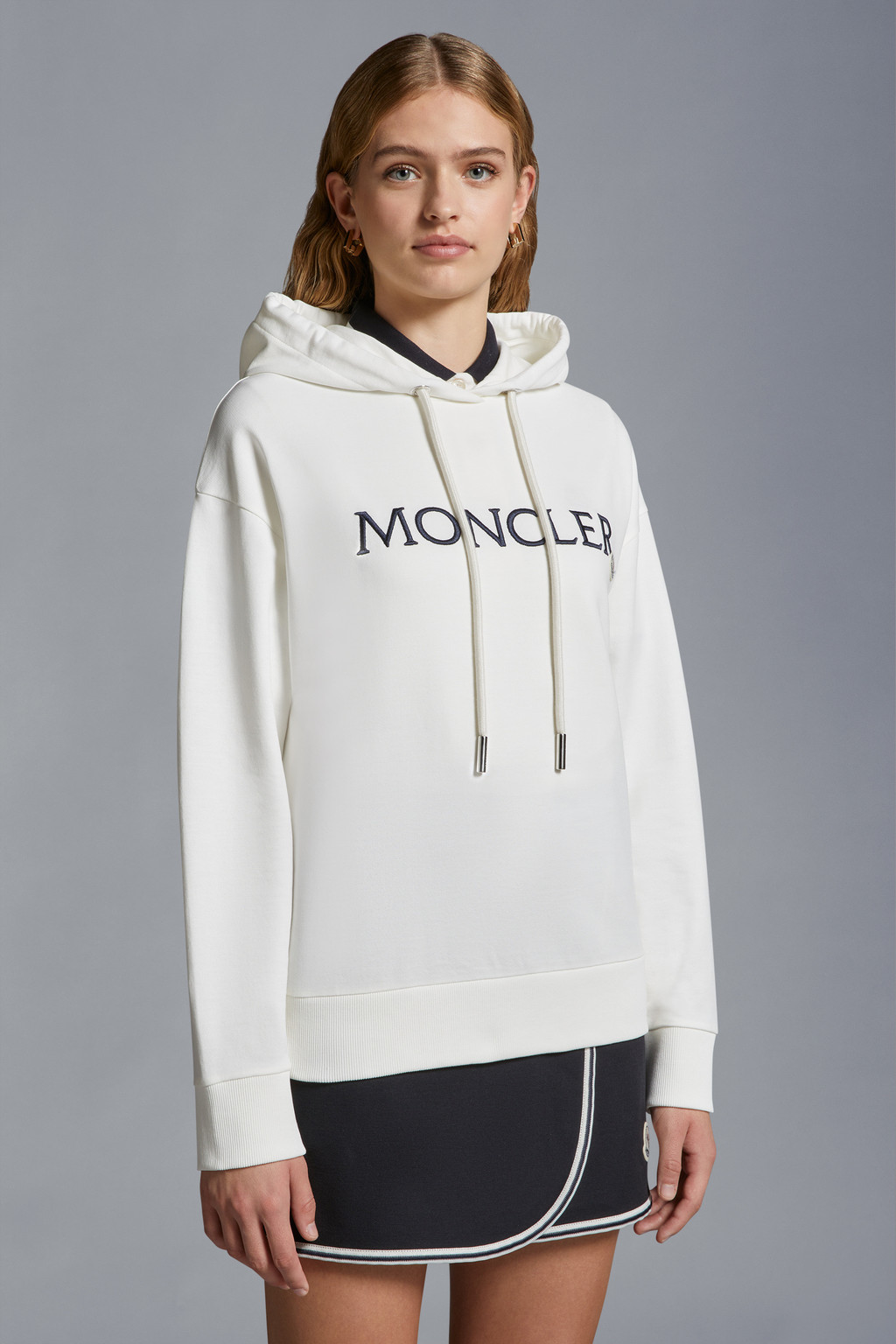 Embroidered Logo Hoodie