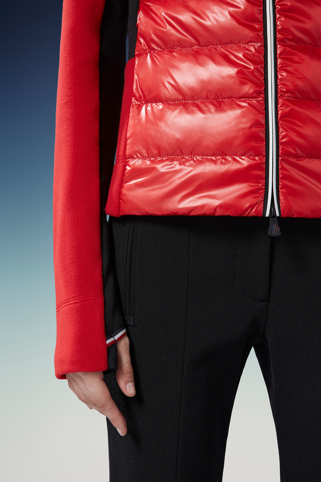 Padded Fleece Cardigan