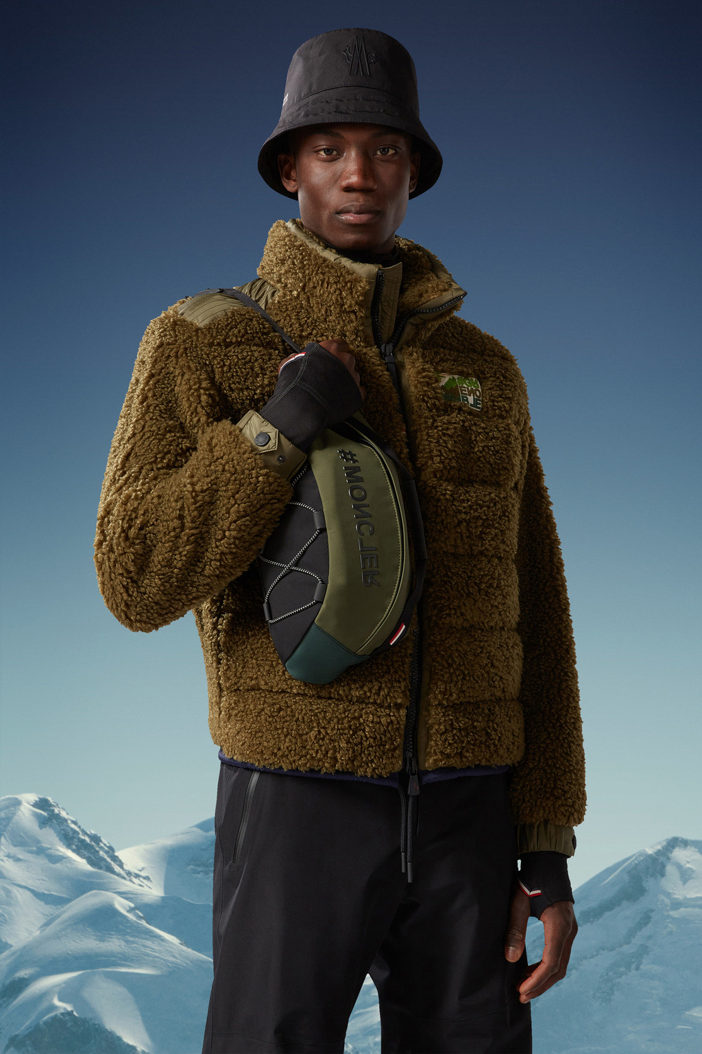 Padded Teddy Zip-Up Sweatshirt