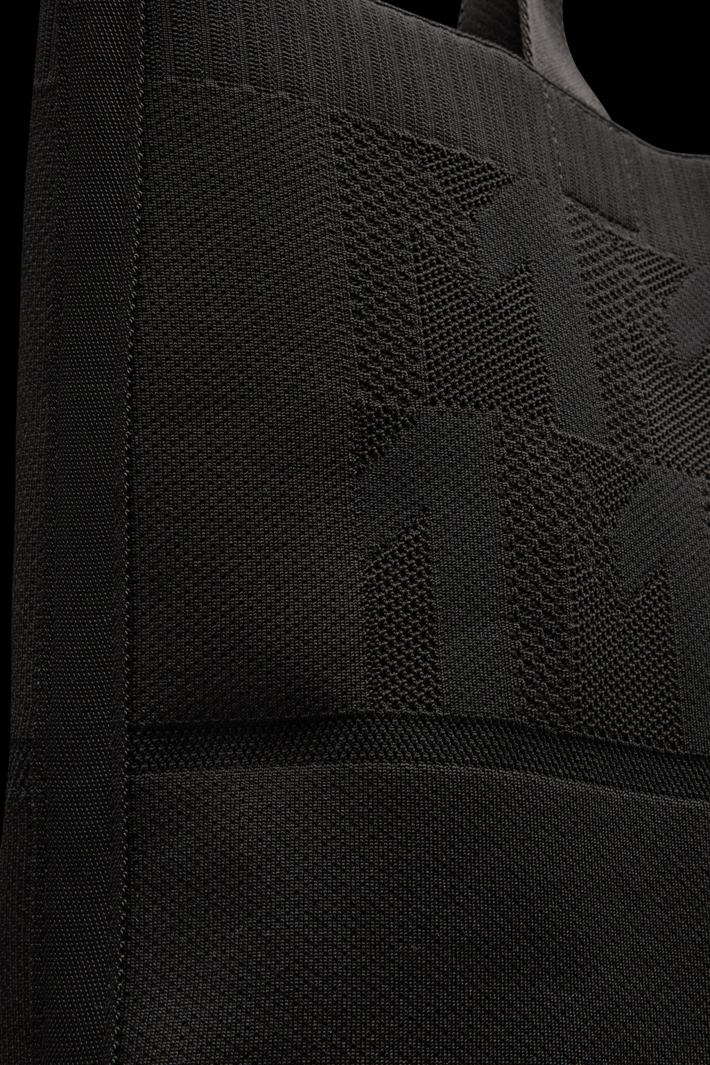 Monogram Knit Tote Bag