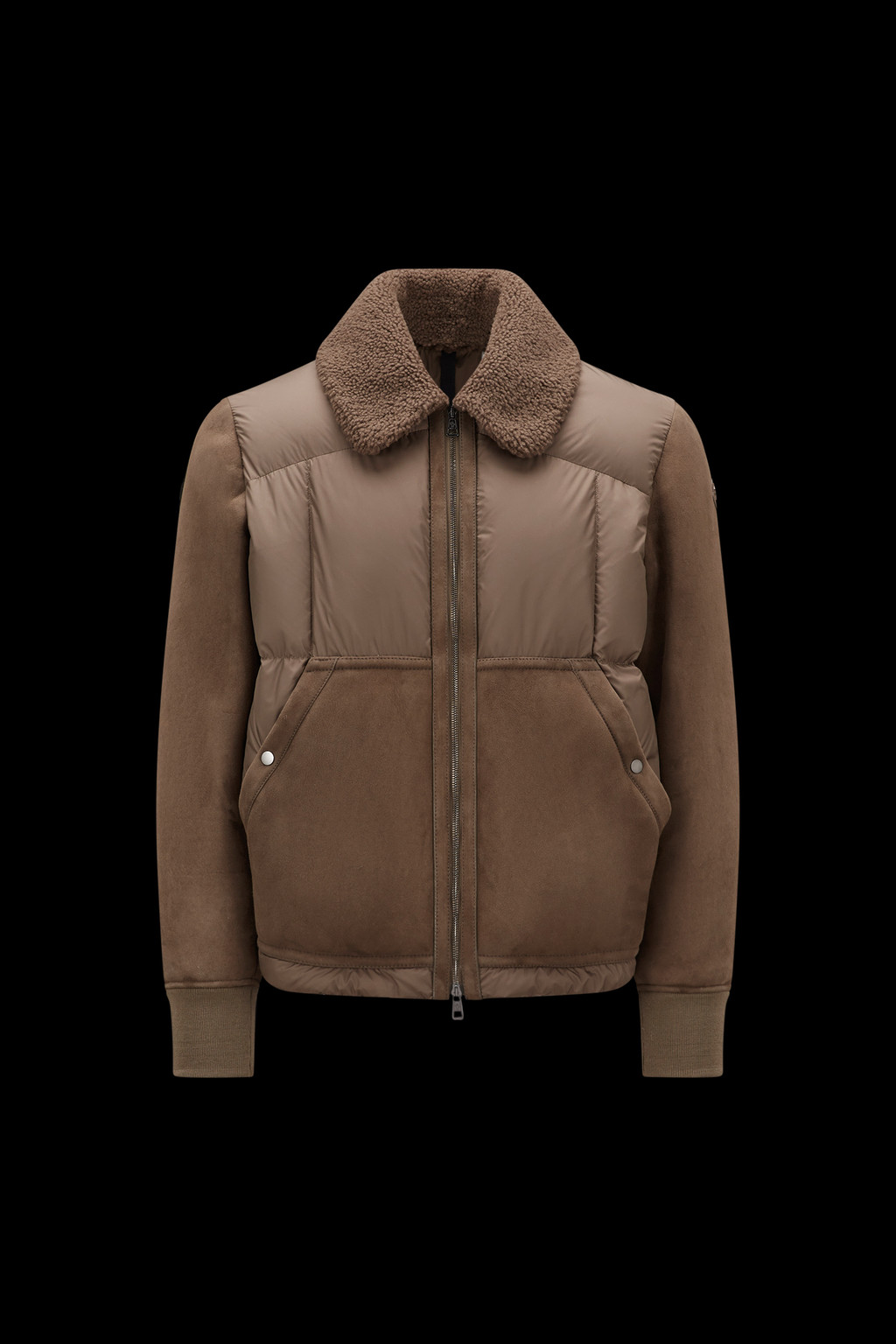 Gers Leather Down Jacket