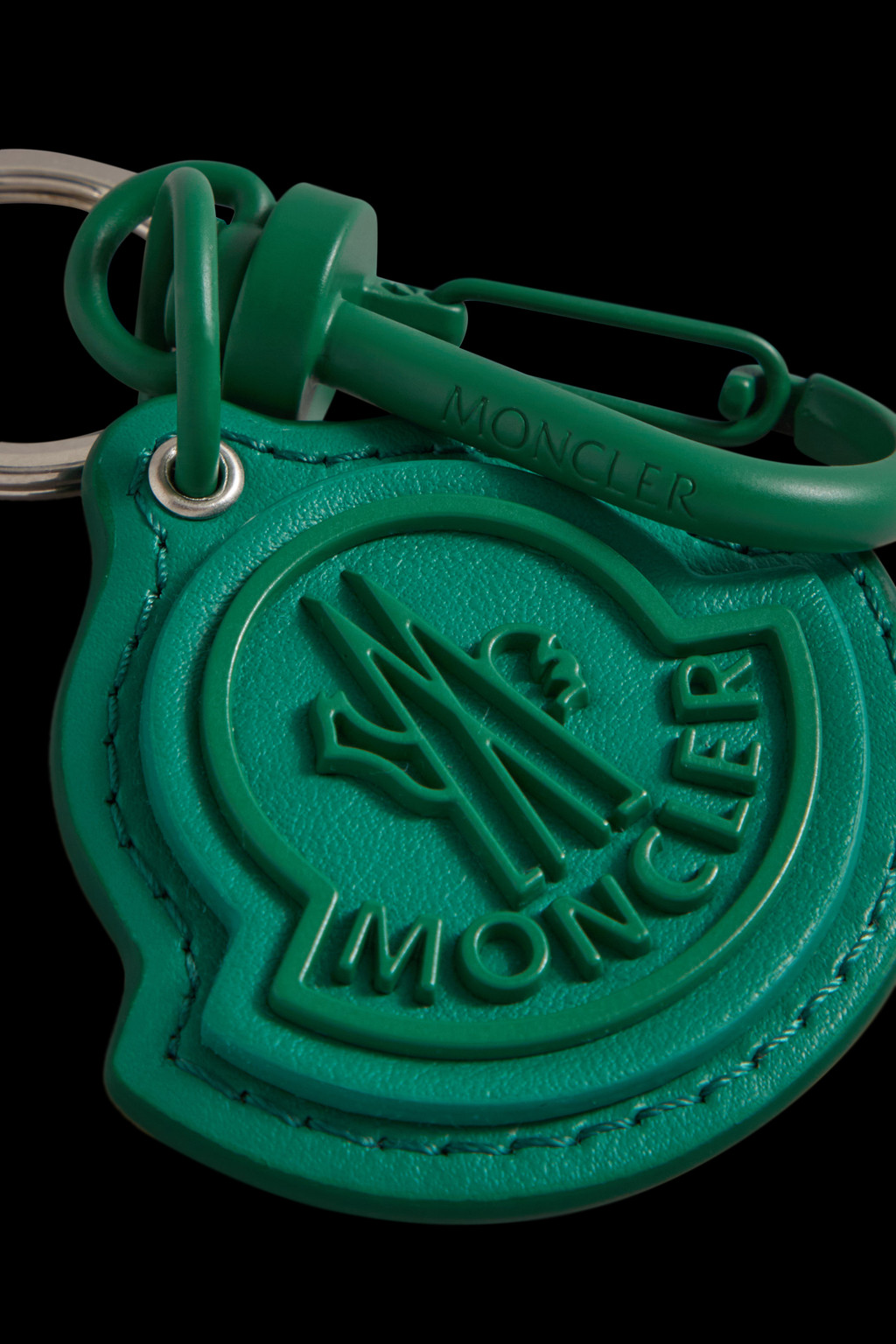 Logo Leather Key Ring