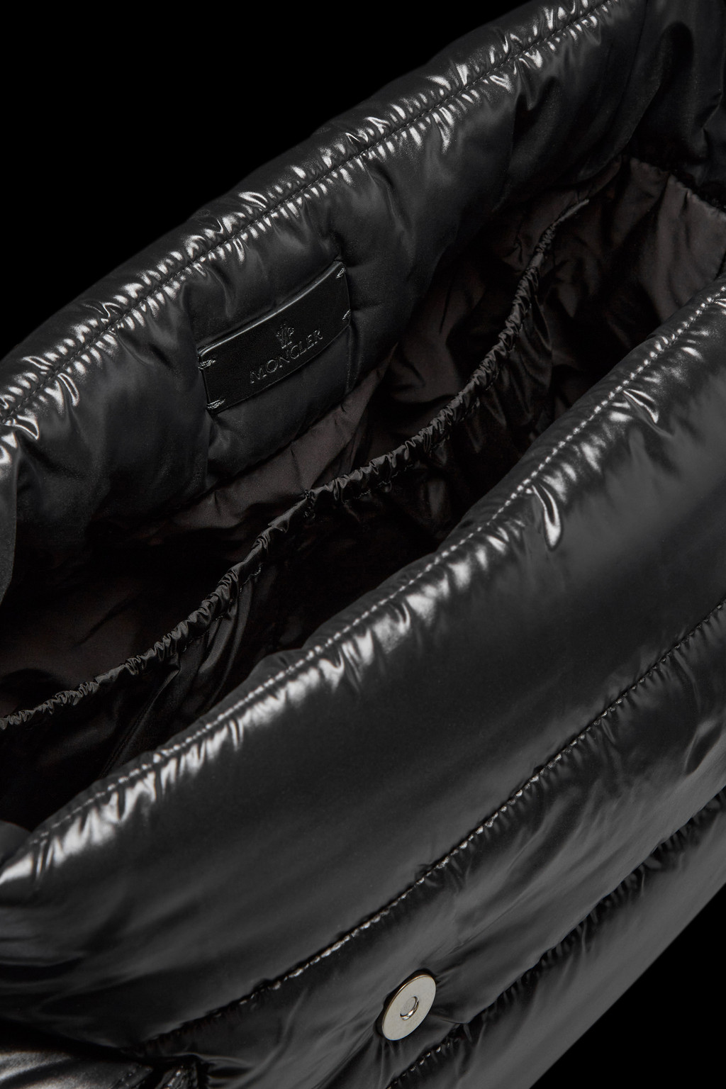 Nylon Laqué Diaper Bag