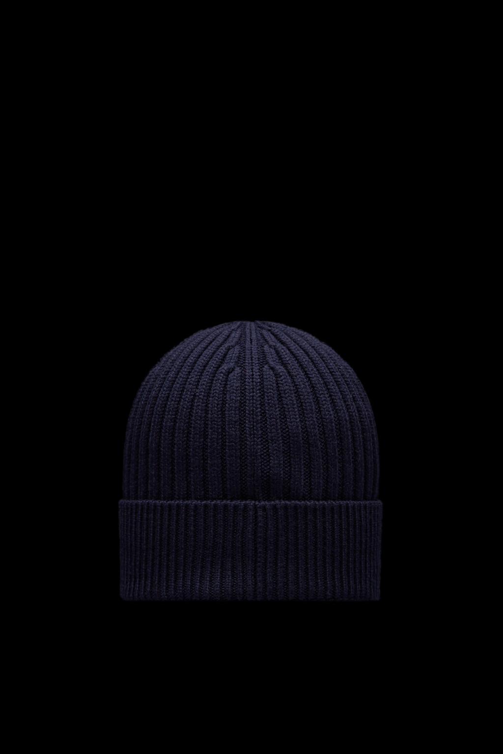 Ribbed Knit Wool Beanie