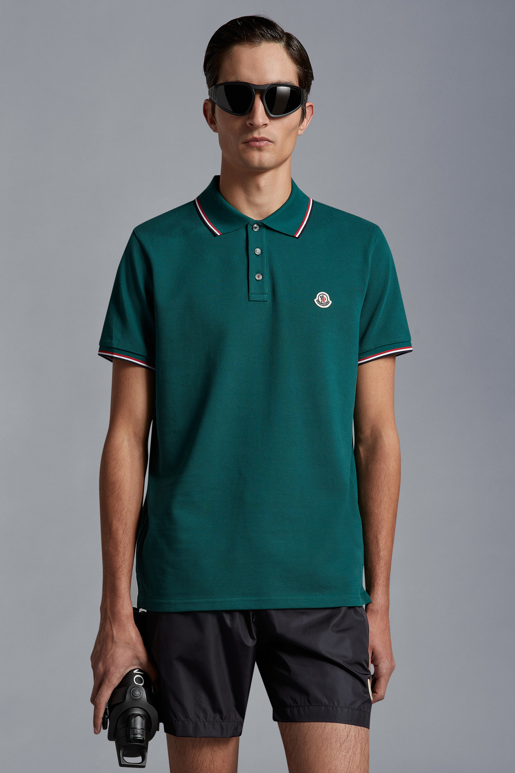 Logo Patch Polo Shirt