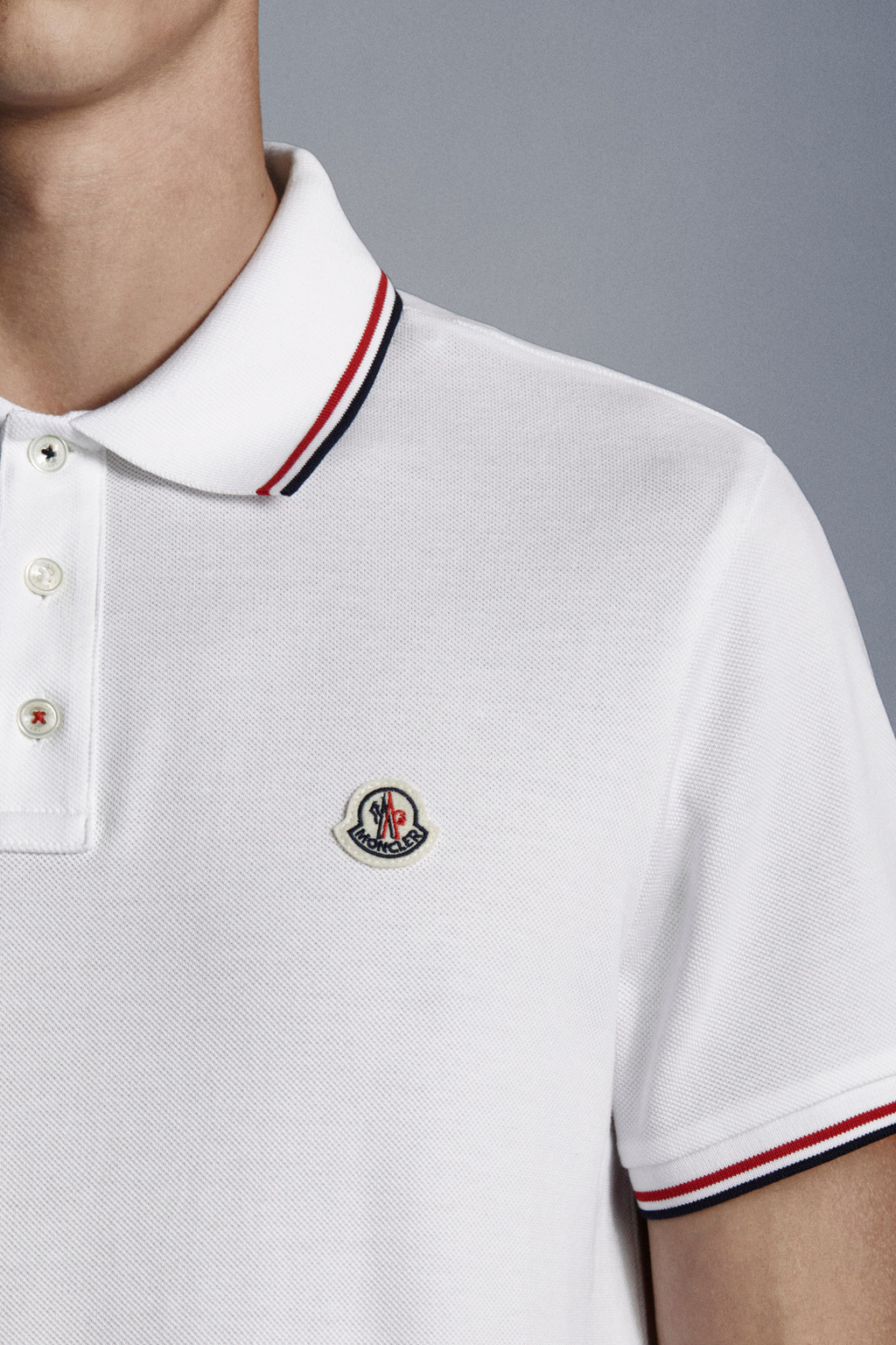 Logo Patch Polo Shirt