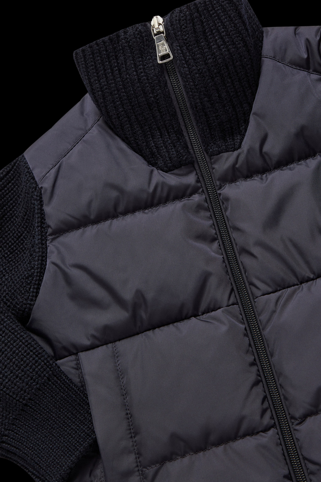 Padded Wool Cardigan