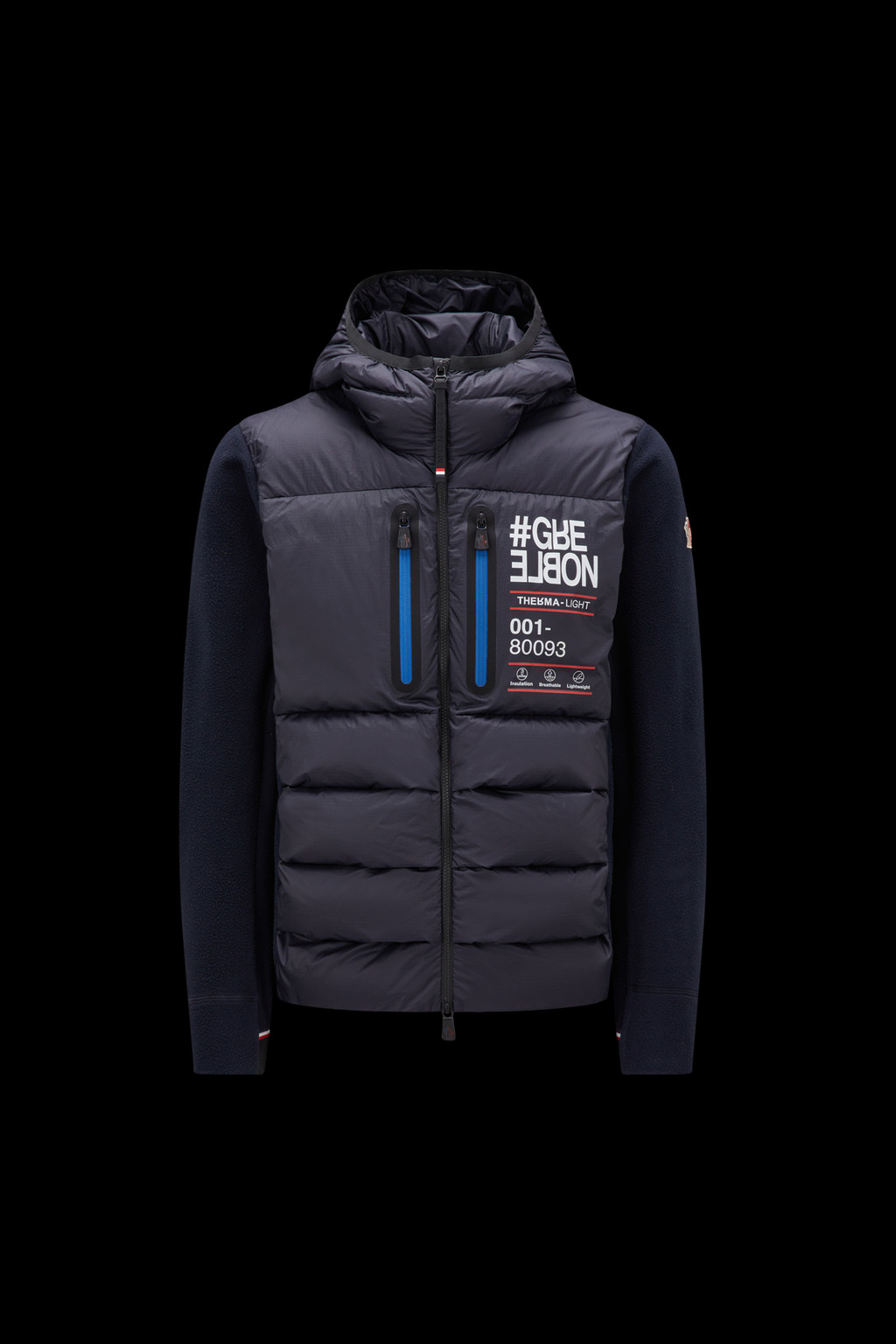 Padded Fleece Zip-Up Hoodie