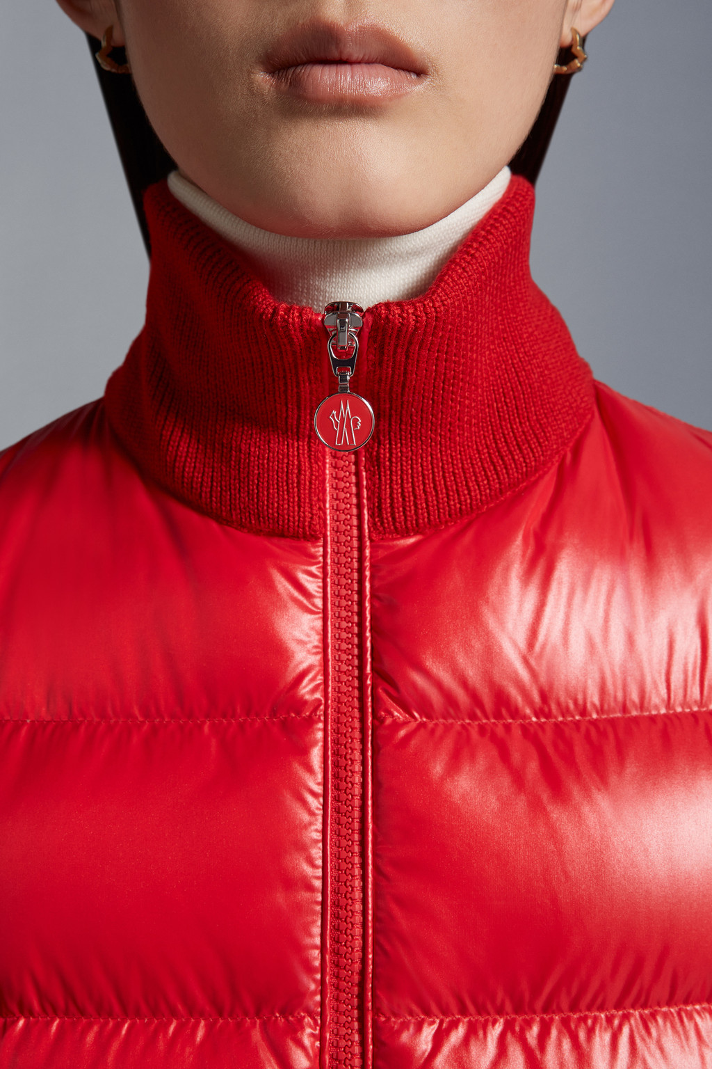 Padded Wool Cardigan