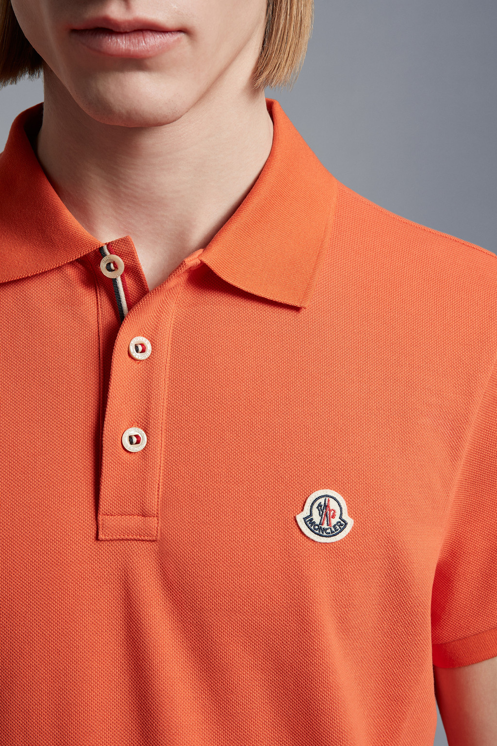 Logo Patch Polo Shirt