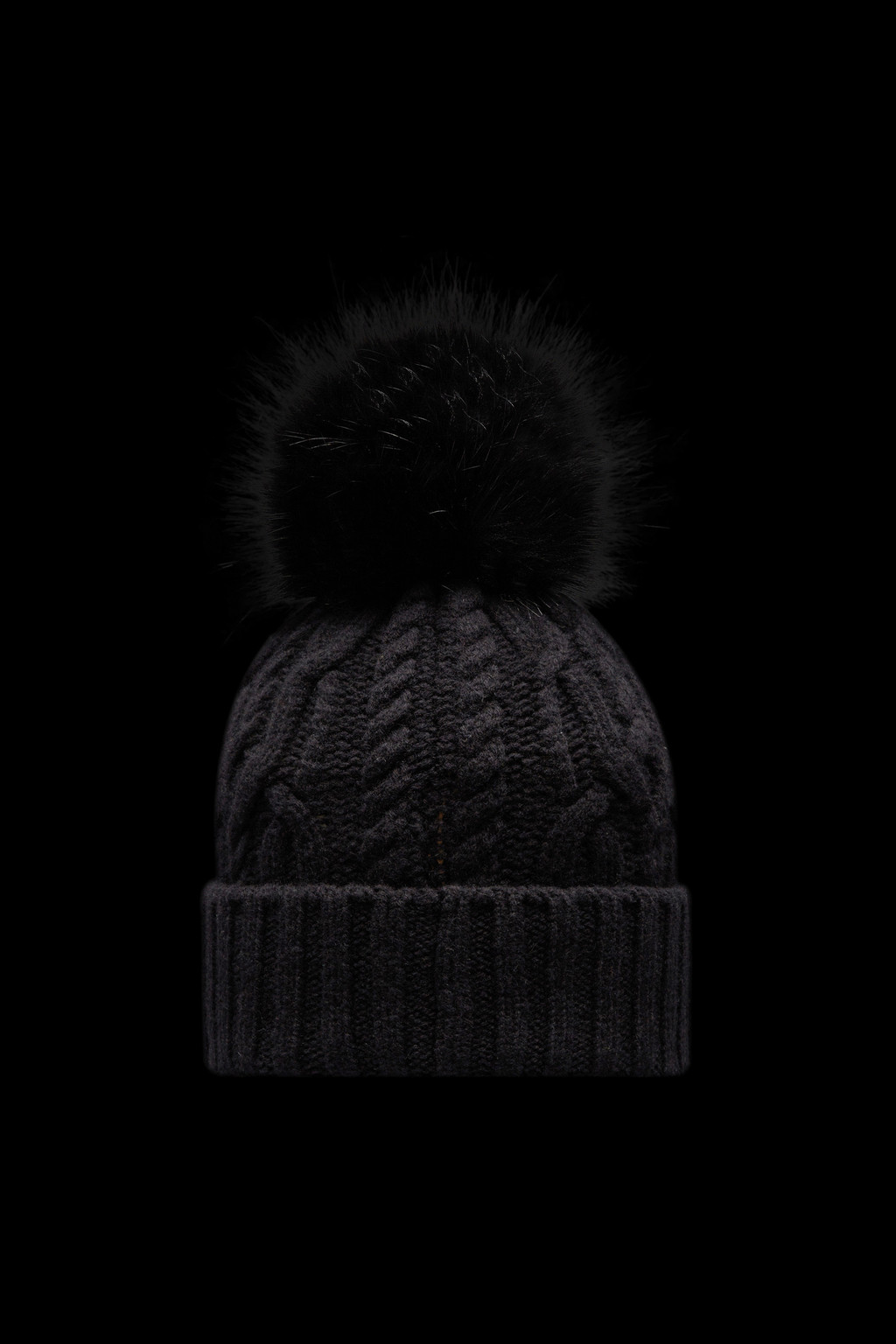 Cashmere Beanie with Pom Pom