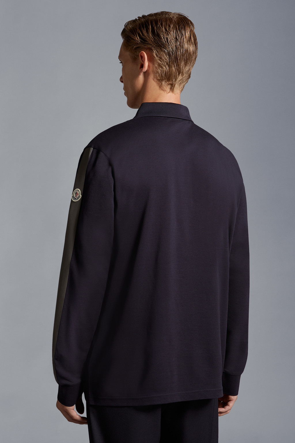 Inter x Moncler Long Sleeve Polo Shirt