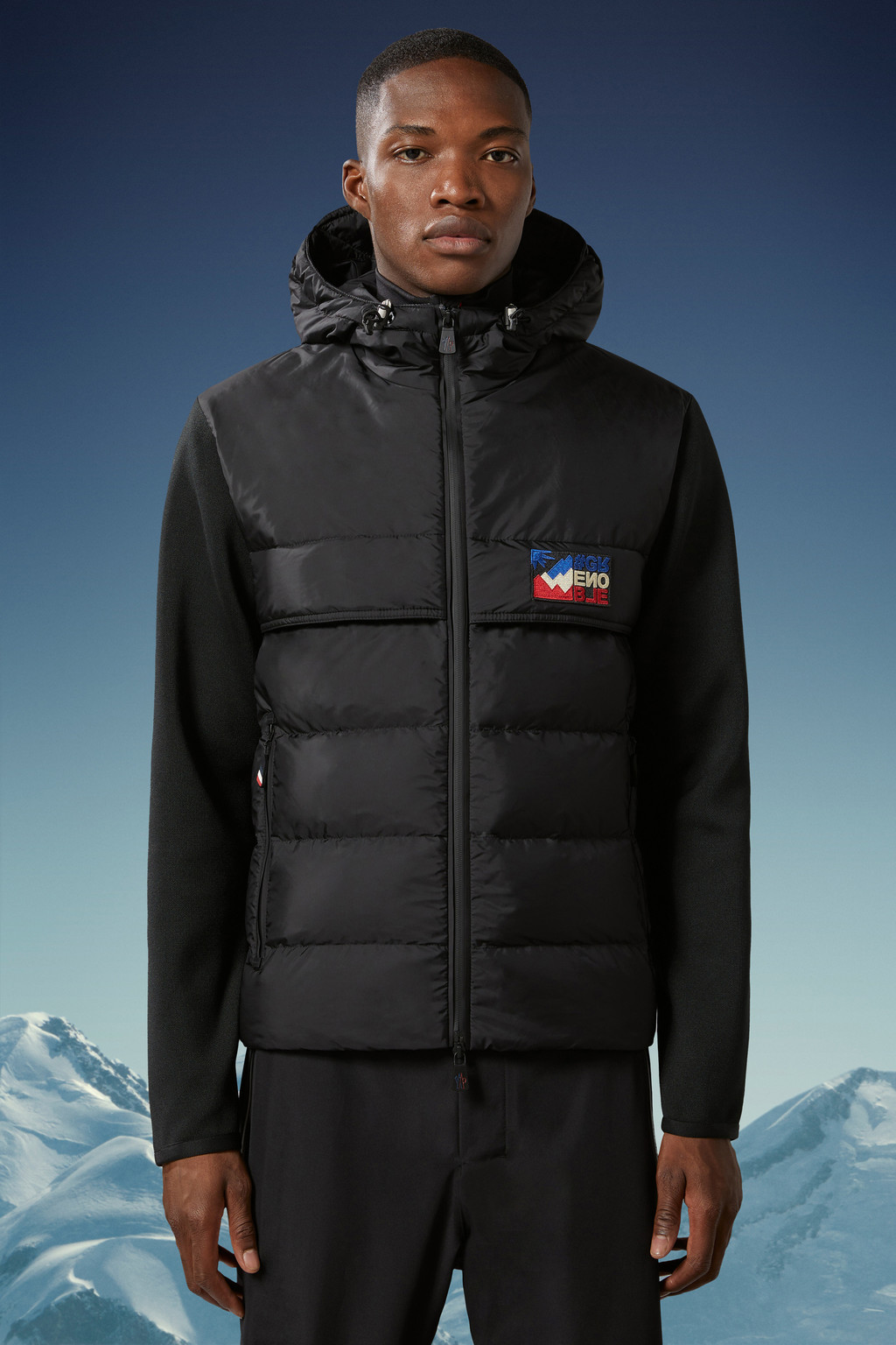 Padded Zip-Up Cardigan