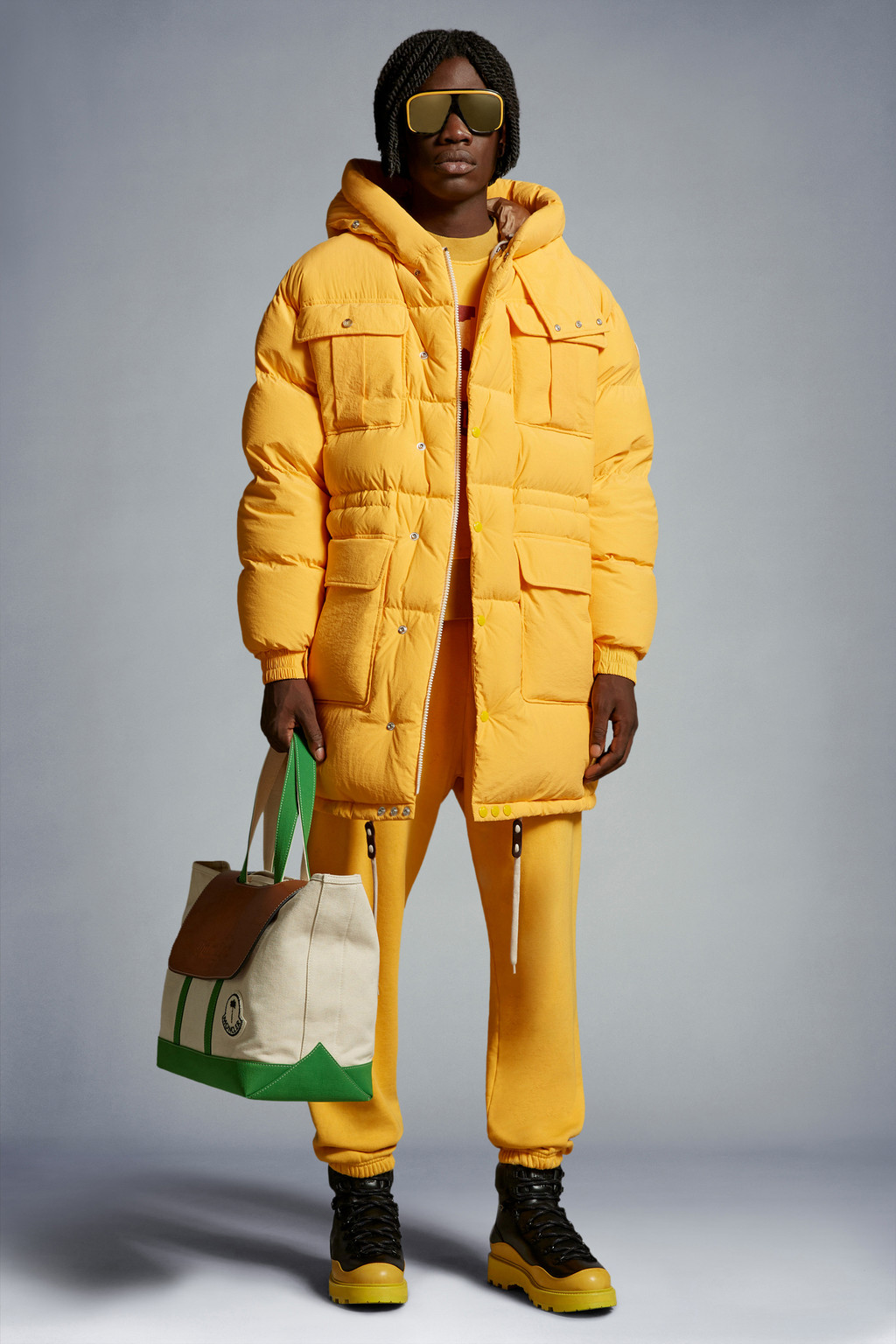 Pentaflake Long Down Jacket