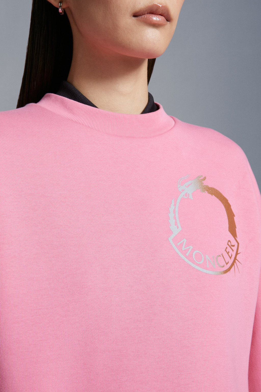 Logo Motif Sweatshirt